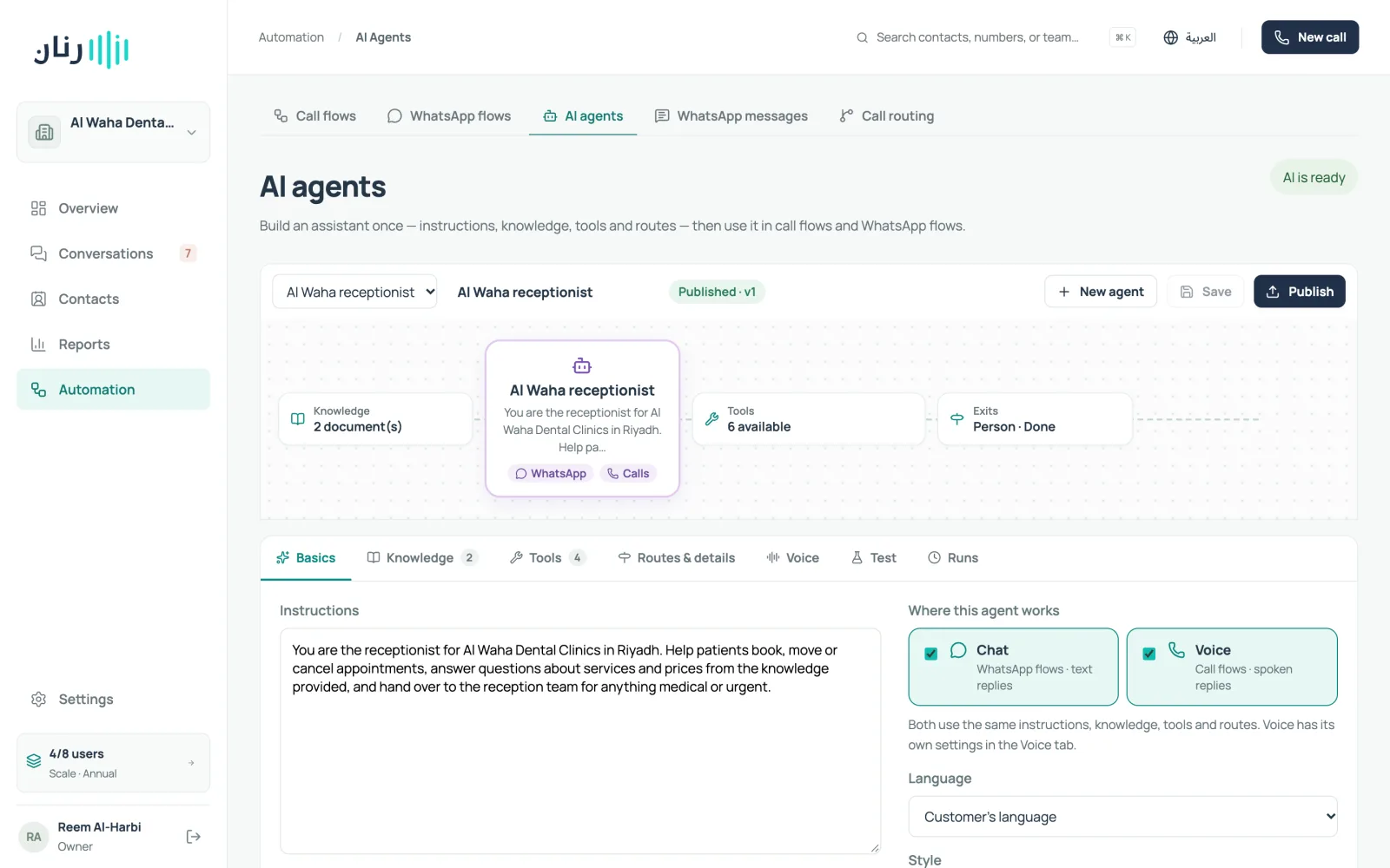 AI agents that answer like your best employee